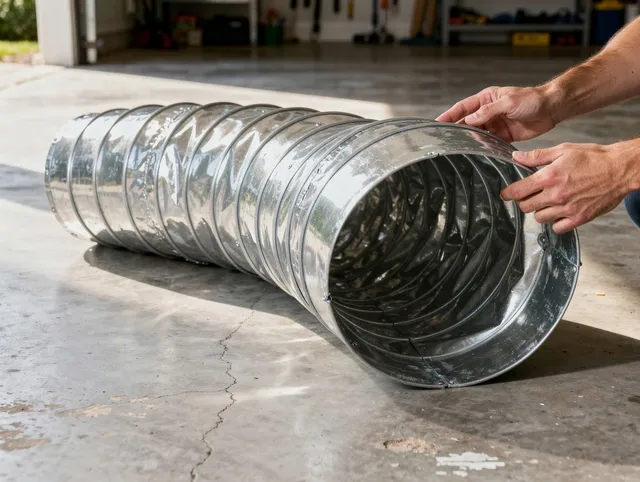 Georgetown Dryer Vent Cleaning specialist using advanced equipment for thorough duct cleaning in Georgetown