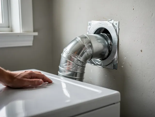 Georgetown Dryer Vent Cleaning expert performing professional dryer vent repair and installation in Georgetown